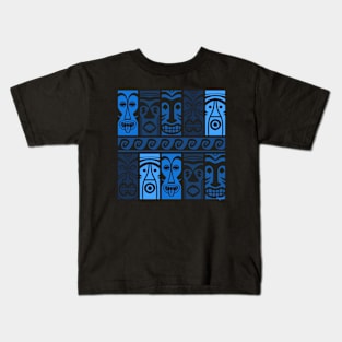 Blue Tikis! Kids T-Shirt